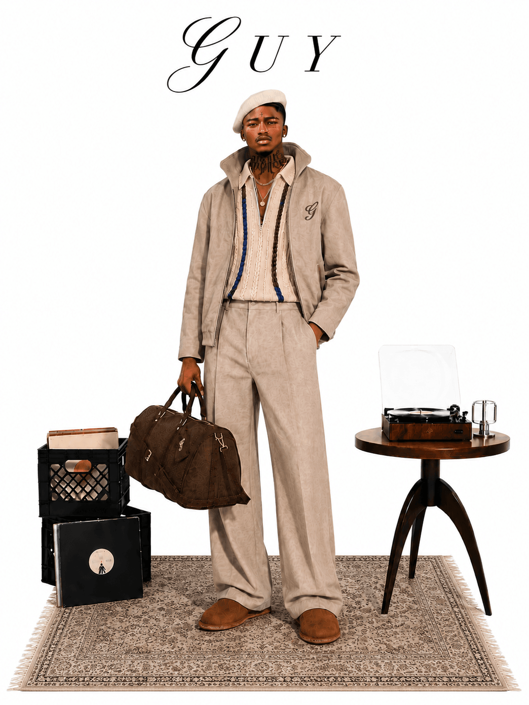 TAILORED CREAM FULL OUTFIT
