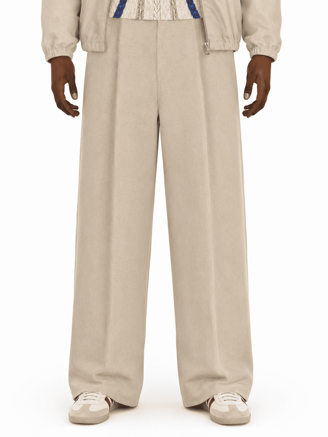 TAILORED CREAM PANTS