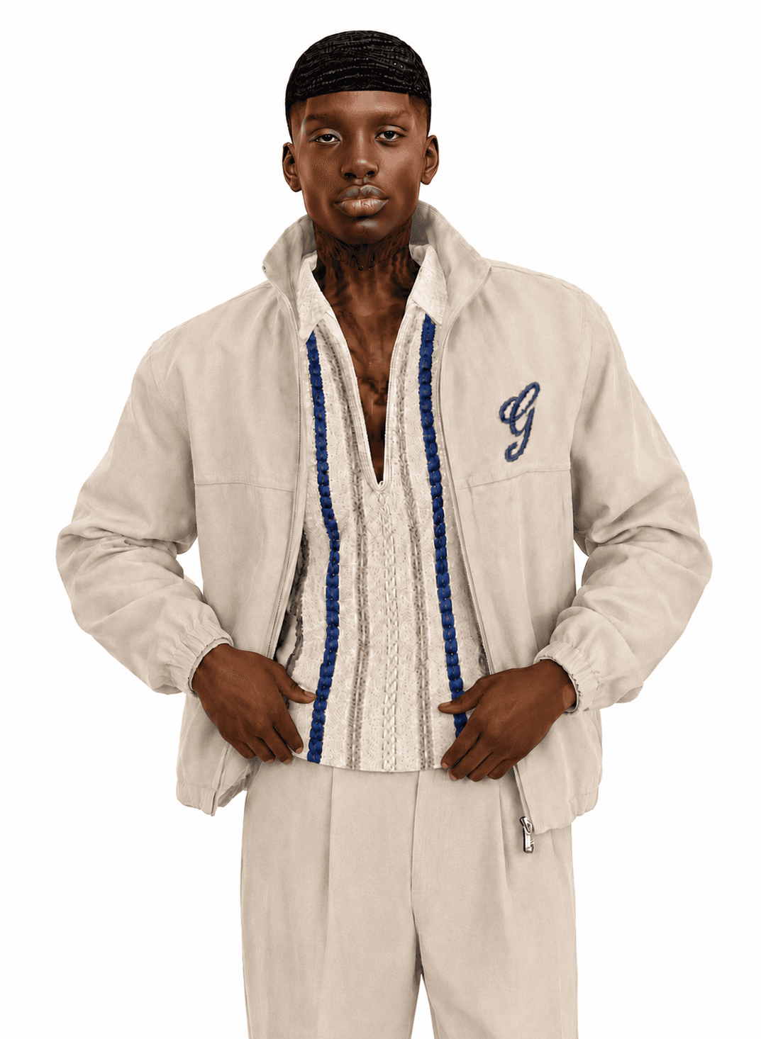 TAILORED CREAM VEST