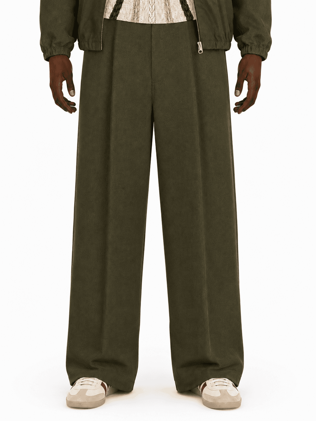 TAILORED GREEN PANTS