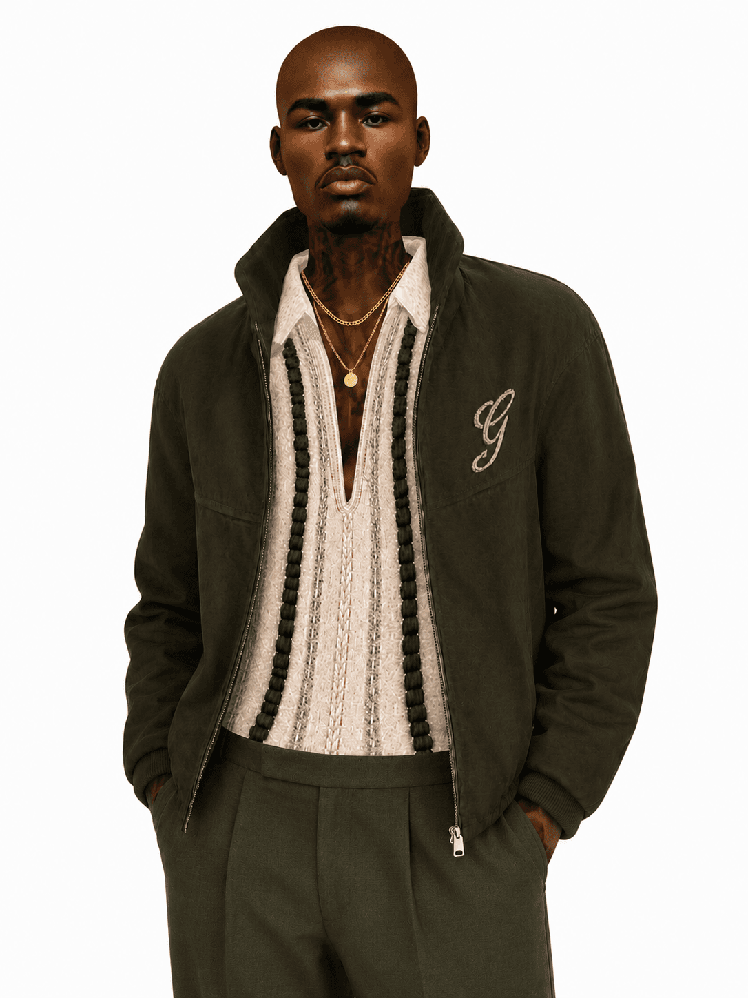 TAILORED GREEN VEST